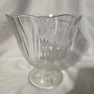 Elegant Clear Glass Vase